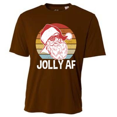 Funny Santa Xmas Gift Cooling Performance Crew T-Shirt