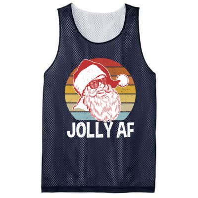 Funny Santa Xmas Gift Mesh Reversible Basketball Jersey Tank