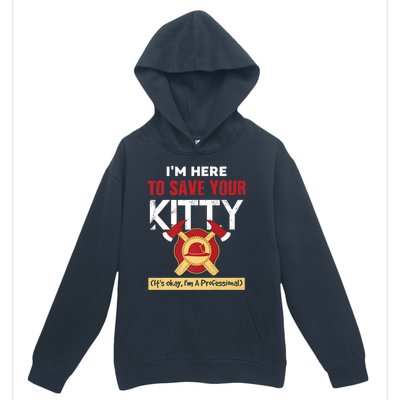 Firefighter Save Your Kitty Funny Tees Fire Funny Gift Urban Pullover Hoodie