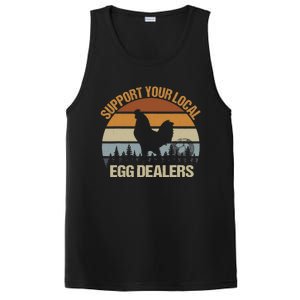 Funny Support Your Local Egg Dealers, Chicken Lover Eggs PosiCharge Competitor Tank