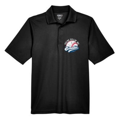 Funny Softball YouRe Killin Me Smalls Men's Origin Performance Pique Polo