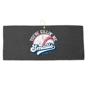 Funny Softball YouRe Killin Me Smalls Large Microfiber Waffle Golf Towel