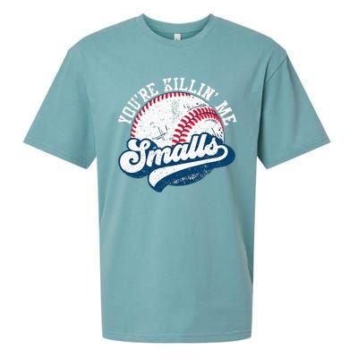 Funny Softball YouRe Killin Me Smalls Sueded Cloud Jersey T-Shirt