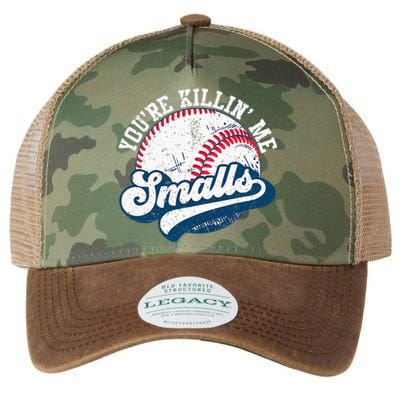 Funny Softball YouRe Killin Me Smalls Legacy Tie Dye Trucker Hat