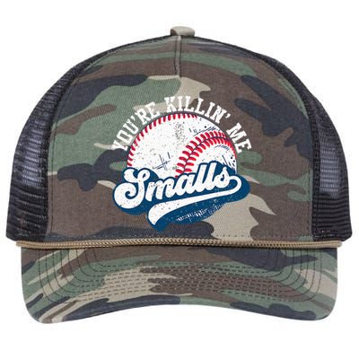 Funny Softball YouRe Killin Me Smalls Retro Rope Trucker Hat Cap