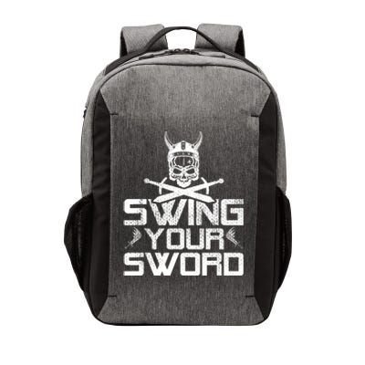 Funny Swing Your Sword Vintage Vector Backpack