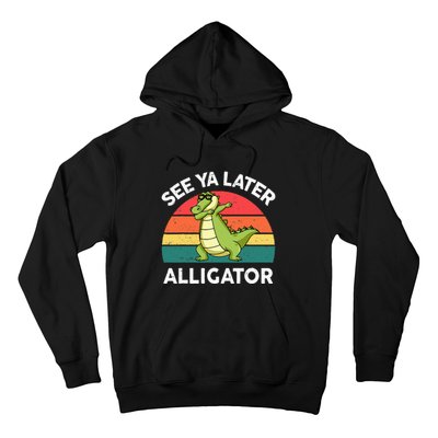 Funny See Ya Later Alligator Boy Crocodile Hoodie