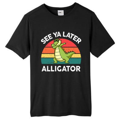 Funny See Ya Later Alligator Boy Crocodile Tall Fusion ChromaSoft Performance T-Shirt