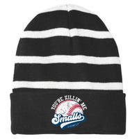 Funny Softball Youre Killin Me Smalls Striped Beanie with Solid Band