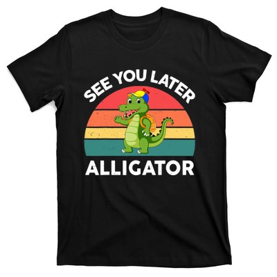 Funny See You Later Alligator Gator Crocodile Boy Girls T-Shirt