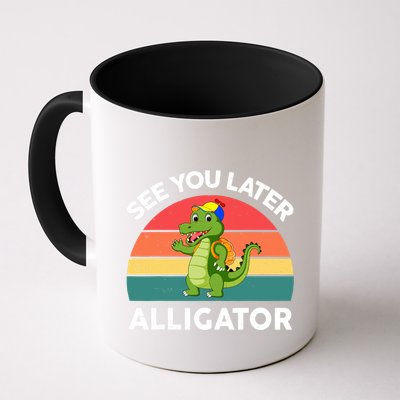Funny See You Later Alligator Gator Crocodile Boy Girls Mug