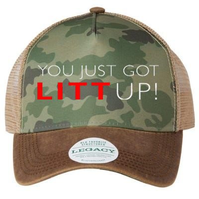 Funny "Suits You Just Got Litt Up!" Perfect Gift Idea Legacy Tie Dye Trucker Hat