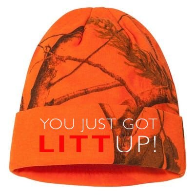 Funny "Suits You Just Got Litt Up!" Perfect Gift Idea Kati Licensed 12" Camo Beanie