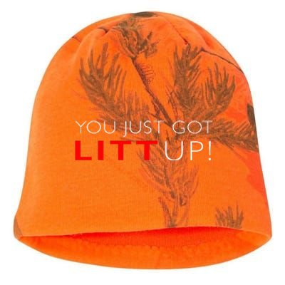 Funny "Suits You Just Got Litt Up!" Perfect Gift Idea Kati - Camo Knit Beanie