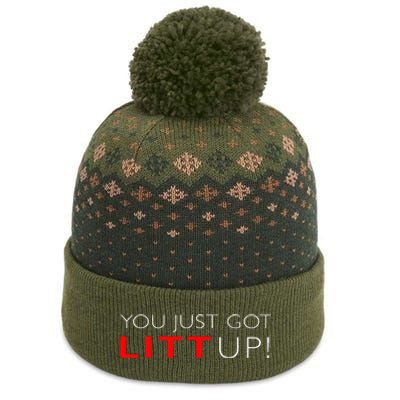 Funny "Suits You Just Got Litt Up!" Perfect Gift Idea The Baniff Cuffed Pom Beanie