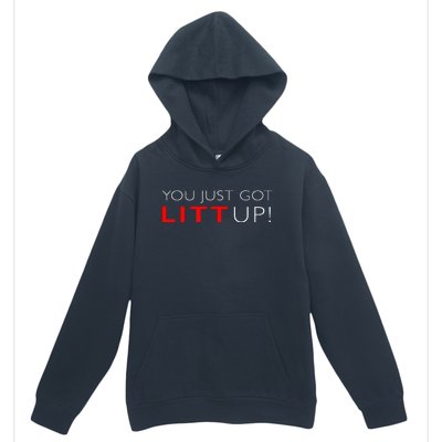 Funny "Suits You Just Got Litt Up!" Perfect Gift Idea Urban Pullover Hoodie