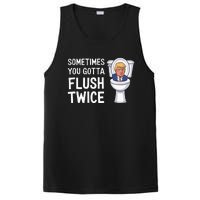 Funny Sometimes You Have To Flush Twice Trump PosiCharge Competitor Tank