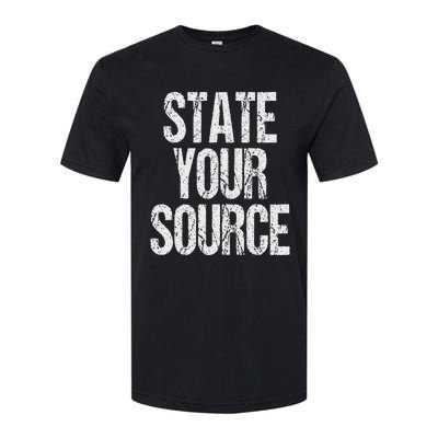 Funny State Your Source Softstyle CVC T-Shirt