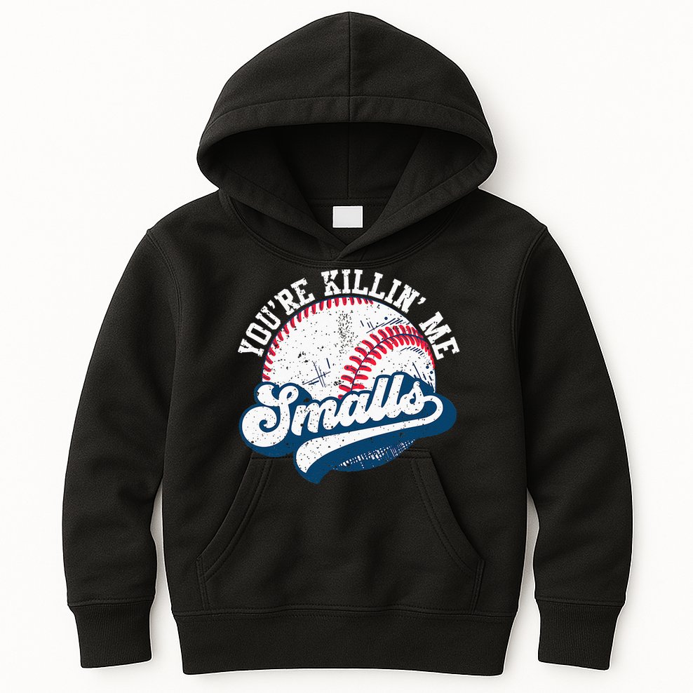 Funny Softball Youre Killin Me Smalls Kids Hoodie