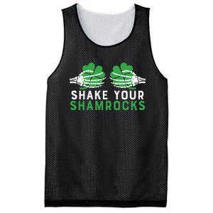 Funny Shake Your Shamrocks Mesh Reversible Basketball Jersey Tank