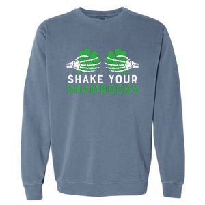 Funny Shake Your Shamrocks Garment-Dyed Sweatshirt