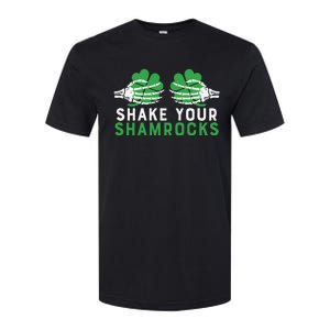 Funny Shake Your Shamrocks Softstyle CVC T-Shirt