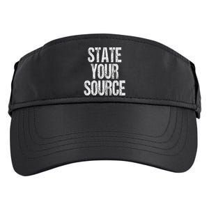 Funny State Your Source Adult Drive Performance Visor