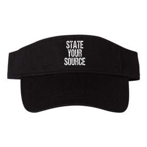 Funny State Your Source Valucap Bio-Washed Visor