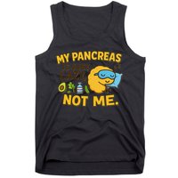 Funny Type 1 Diabetes My Pancreas Is Just Lazy Not Me Tank Top