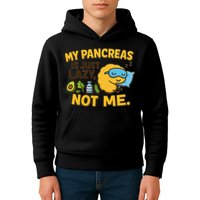 Funny Type 1 Diabetes My Pancreas Is Just Lazy Not Me Kids Hoodie