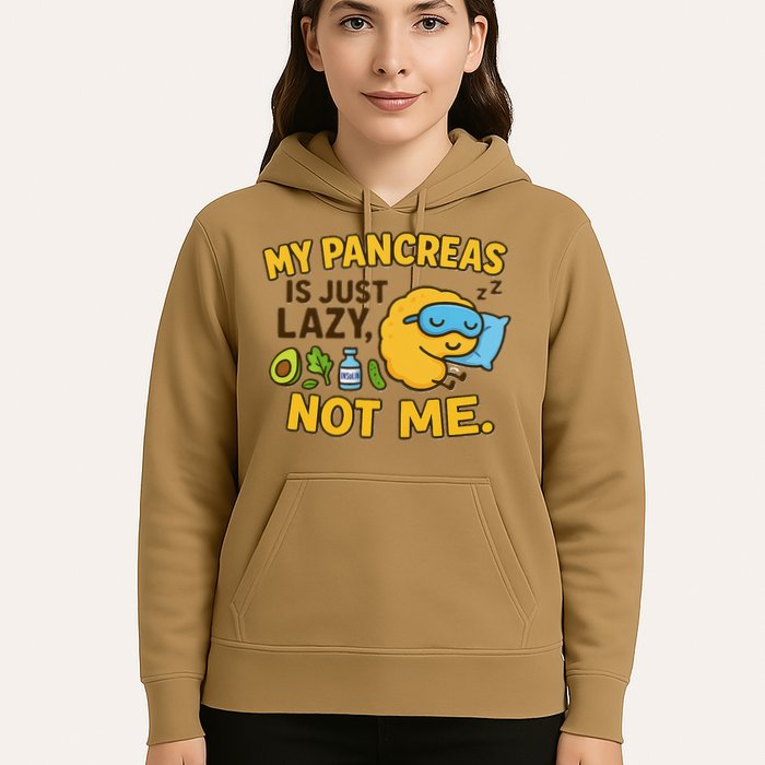 Funny Type 1 Diabetes My Pancreas Is Just Lazy Not Me Hoodie