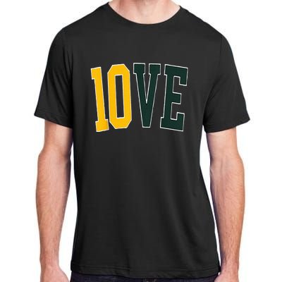 Feel The 10ve Jordan Quarterback Love American Football Adult ChromaSoft Performance T-Shirt