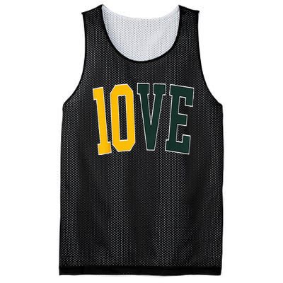 Feel The 10ve Jordan Quarterback Love American Football Mesh Reversible Basketball Jersey Tank