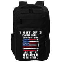 Funny Trump 1 Out Of 3 Kamala Harris Supporters Impact Tech Backpack