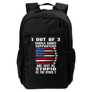 Funny Trump 1 Out Of 3 Kamala Harris Supporters Daily Commute Backpack