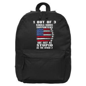 Funny Trump 1 Out Of 3 Kamala Harris Supporters 16 in Basic Backpack