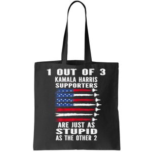 Funny Trump 1 Out Of 3 Kamala Harris Supporters Tote Bag