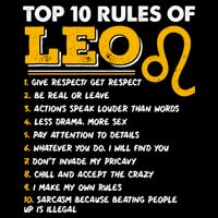 Funny Top 10 Rules Of Leo Leo Zodiac Birthday Leo Zodiac Cool Gift Impact Tech Backpack