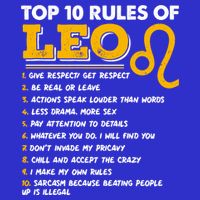 Funny Top 10 Rules Of Leo Leo Zodiac Birthday Leo Zodiac Cool Gift Zip Tote Bag