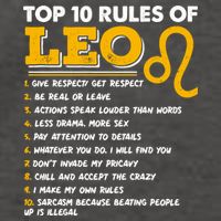 Funny Top 10 Rules Of Leo Leo Zodiac Birthday Leo Zodiac Cool Gift Vector Backpack