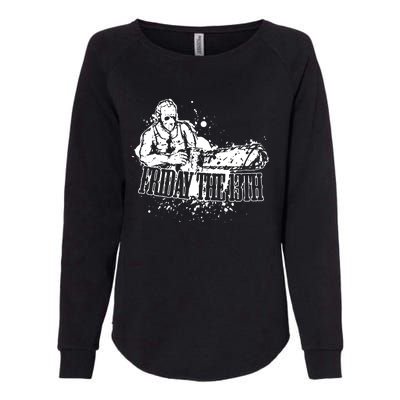 Friday The 13th Womens California Wash Sweatshirt