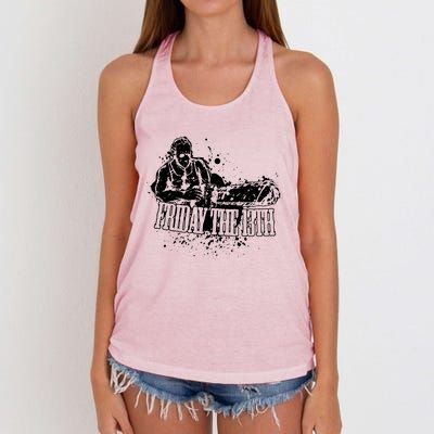 Friday The 13th Women's Knotted Racerback Tank