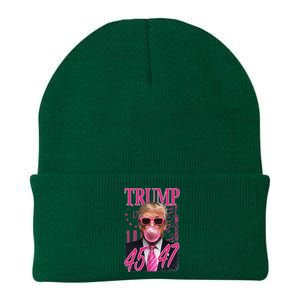 Funny Trump 1776 Flag Knit Cap Winter Beanie