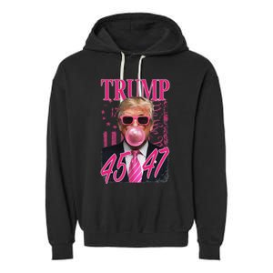 Funny Trump 1776 Flag Garment-Dyed Fleece Hoodie