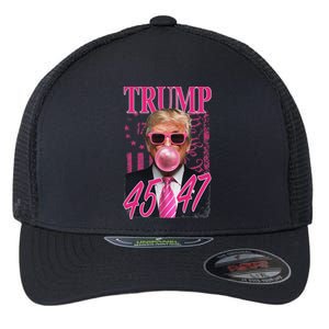 Funny Trump 1776 Flag Flexfit Unipanel Trucker Cap