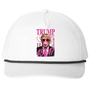 Funny Trump 1776 Flag Snapback Five-Panel Rope Hat