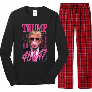 Funny Trump 1776 Flag Long Sleeve Pajama Set