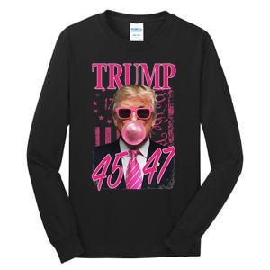 Funny Trump 1776 Flag Tall Long Sleeve T-Shirt