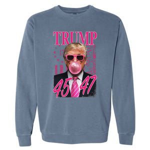 Funny Trump 1776 Flag Garment-Dyed Sweatshirt