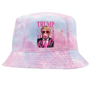 Funny Trump 1776 Flag Tie-Dyed Bucket Hat